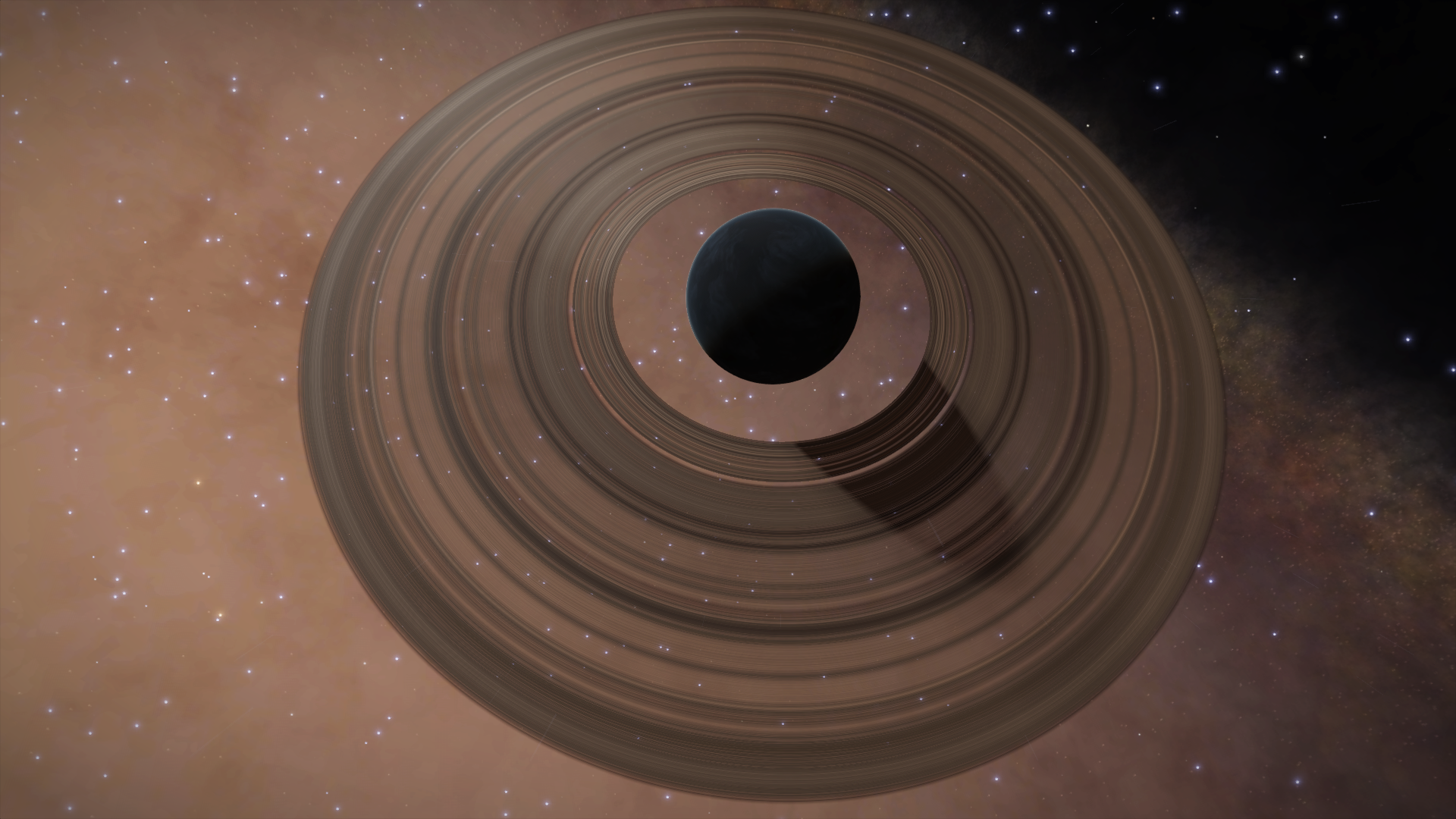 A ringed planet